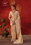 Pauranik By Manjula Viscose Embroidery Work Border Saree